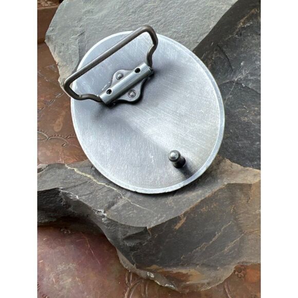 TURQUOISE LARGE CONCHO T-bird WESTERN SILVER BELT ADJUSTABLE BUCKLE MEN WOMEN - Picture 6 of 11